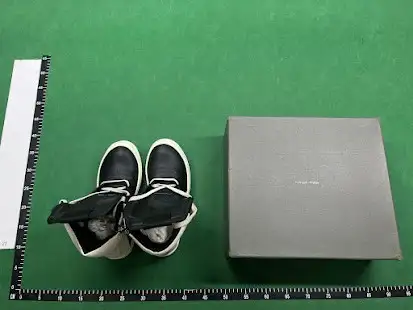 Rick Owens Geobasket High Top Sneakers [DRK Studio Batch] QC photo