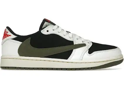 Travis Scott Jordan 1 Low Olive product photo
