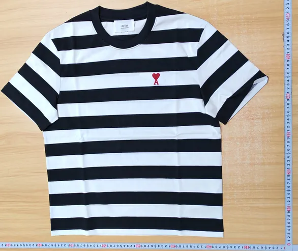 Ami Paris Striped Tee QC photo