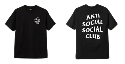 Anti Social Club Tees (24 Variants) product photo