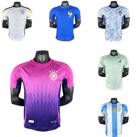 Bunch of National Team Football Player Edition Jerseys (78 Variants) product photo