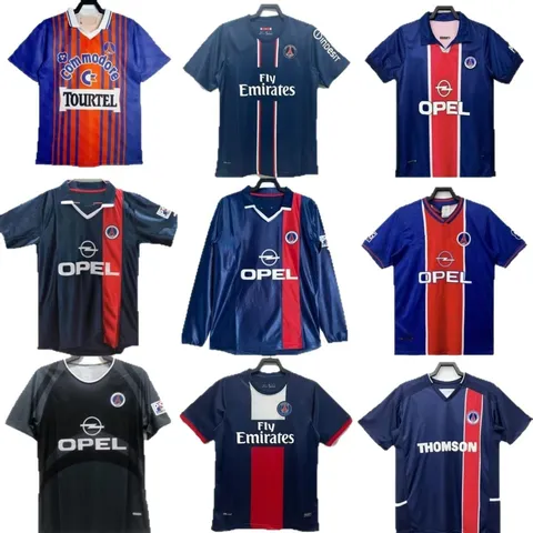 Bunch of Retro Paris Saint-Germain Football Jerseys (13 Variants product photo