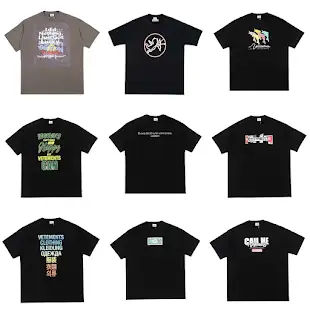 Bunch of Vetements Tees (40 Variants) product photo