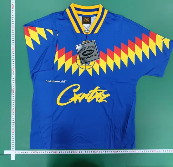 Corteiz Club RTW Football Jersey Blue QC photo