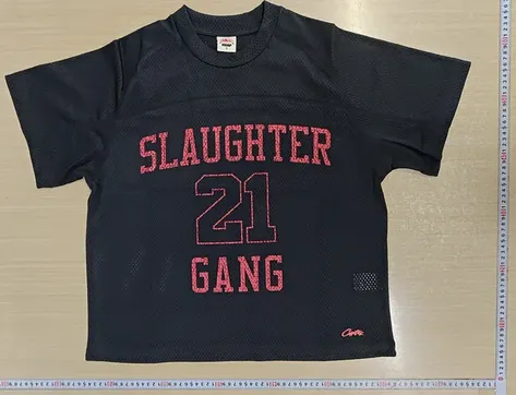 Corteiz x Slaughter Gang 21 Savage Mesh Jersey QC photo
