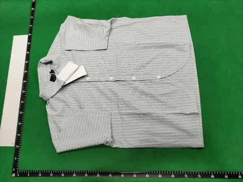 JCAESAR Striped Short Sleeve Button Up Shirt QC photo