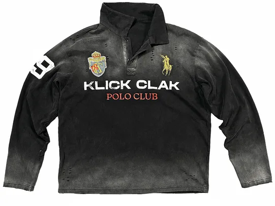 KLICK CLAK Long Sleeve Polo (2 Variants) product photo