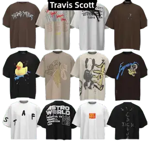 Bunch of Travis Scott Tees #1 (26 Variants) product photo