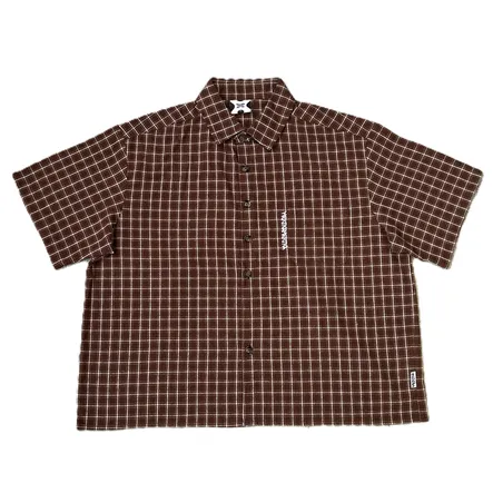 Mertra Plaid Shirt (Brown) product photo