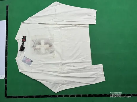 noEmosen White Cross Long Sleeve QC photo