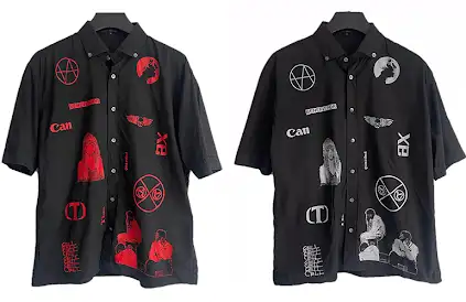 RAF Simons Consumed Button Up Shirt product photo