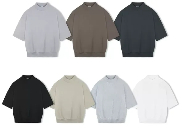 Unbranded Oversized 3/4 Sleeve Blank Tees product photo