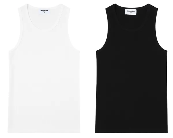 Union Kingdom Slim Waffle Blank Tank Top (2 Variants) product photo