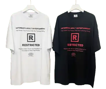 Vetements Adult Entertainment Tee product photo